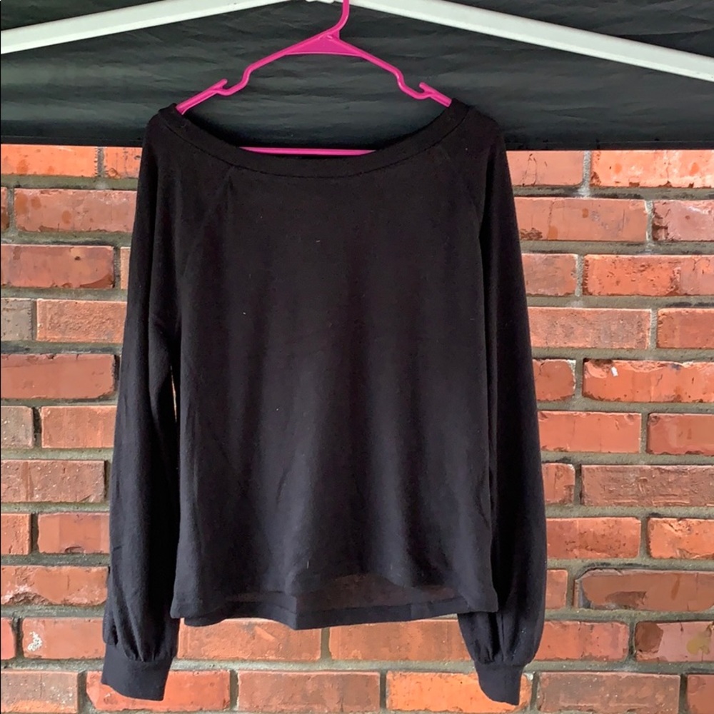 Cozy black sweater